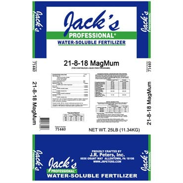 Jacks Prof MagMum Feed W/ Magnesium 21-8-18 25Lb (80/PL) — photo 1 of 2