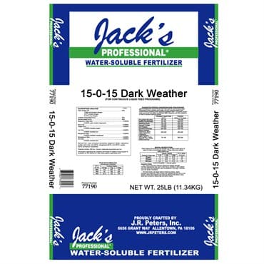 Jacks Prof Dark Weather 15-0-15 25Lb (80/Pl) — photo 1 of 2