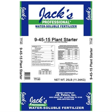 Jacks Prof Plant Starter 9-45-15 25Lb (80/Pl) — photo 1 of 2