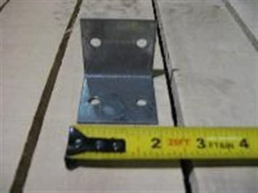 DECL 4HOLE ANGLE BRKT FOR 2IN SQ BRF9713 — photo 1 of 2