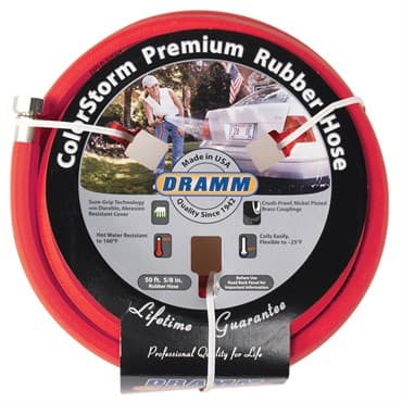 Dramm 5/8"x50' Premium Colorstorm Rubber Hose Red — photo 1 of 2