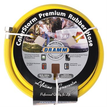 Dramm 5/8"x50' Premium Colorstorm Rubber Hose Yellow — photo 1 of 2