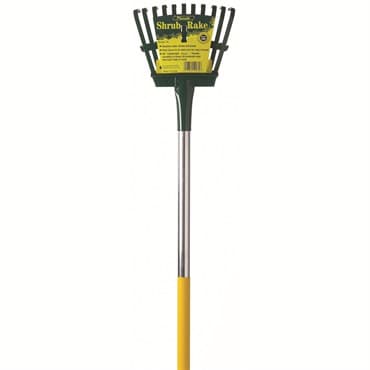Flexrake Shrub Rake w/ 8" Flex-Steel Head 48" AlumiLite Handle — photo 1 of 2
