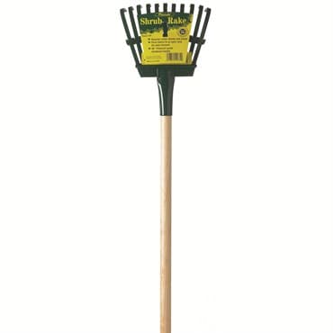 Flexrake Shrub Rake w/ 8" Head 48" Wood Handle — photo 1 of 2