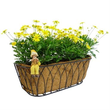 Austram 24" Lotus Trough Planter Black — photo 1 of 2