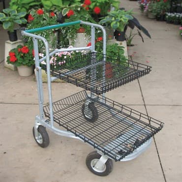 GS Nesting Shopping Cart w/o Child Seat (Assembly Required) w/ Flat Free Wheels — photo 1 of 2