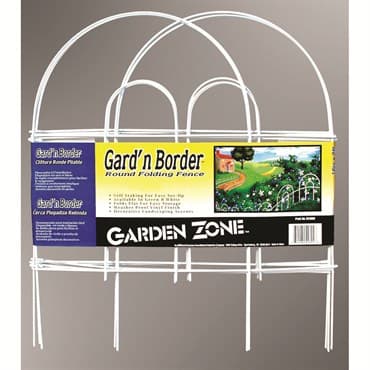 Origin Point 24"x10' White Round Folding Fence — photo 1 of 2
