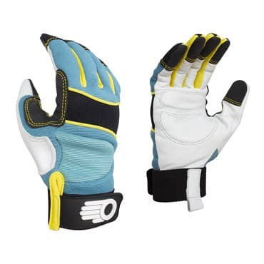 BGC Womens Performance Glove Small Blue/Teal/White/Yellow — photo 1 of 2