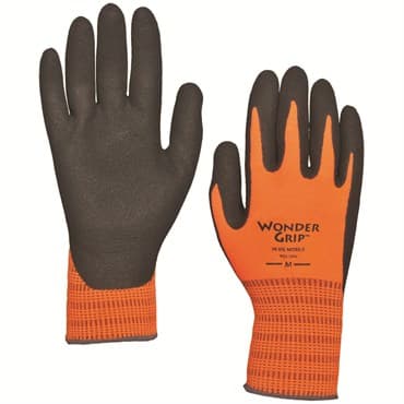 Wonder Grip Glove Nitrile Palm Large Hi Vis Orange — photo 1 of 2