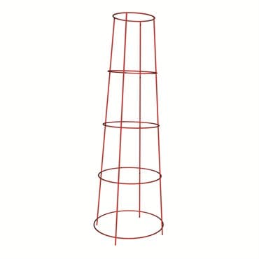 Panacea 54" Red Inverted HD Tomato Cage 4 Leg 5 Ring — photo 1 of 2