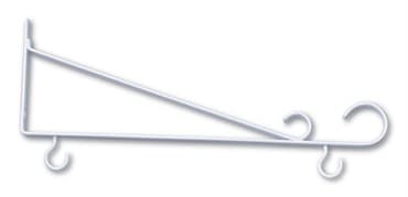 Panacea 15" White Hanging Plant Bracket — photo 1 of 2