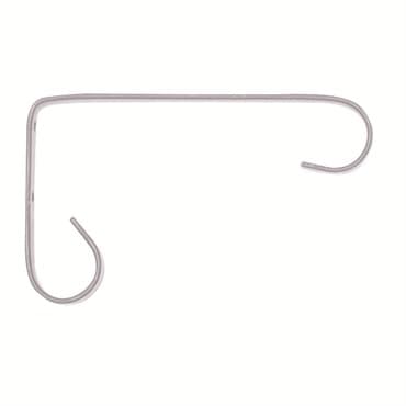 Panacea 6" White Hanging Plant Bracket — photo 1 of 2