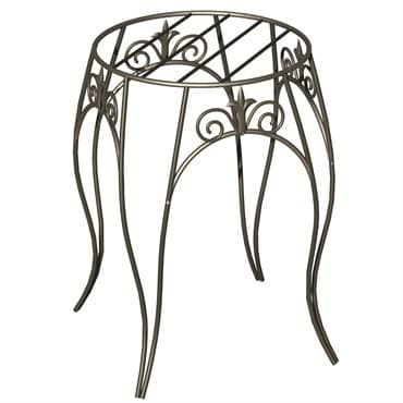 Panacea 15" Plant Stand With Finial Black — photo 1 of 2