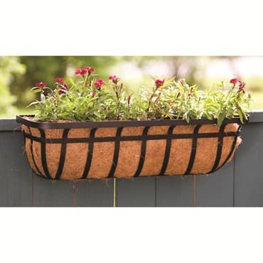 Panacea 30" Flat Iron Series Window / Deck Planter With Liner — photo 1 of 2