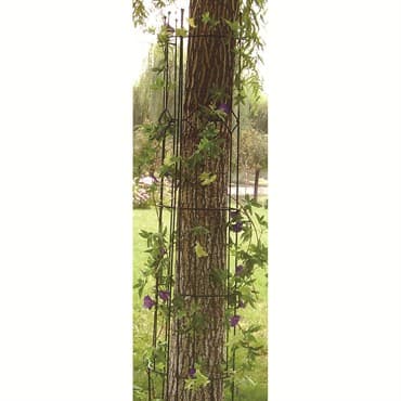 Panacea 72"x10" Semi Round Art & Crafts Trellis Black — photo 1 of 2