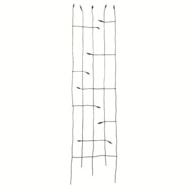 Panacea 72" Black Forged Twig Trellis With Leaves — photo 1 of 2