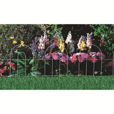 Panacea 24"x8' White Arch Folding Fence — photo 1 of 2