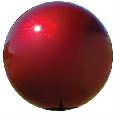 VCS 10" Red Stainless Steel Globe — photo 1 of 2