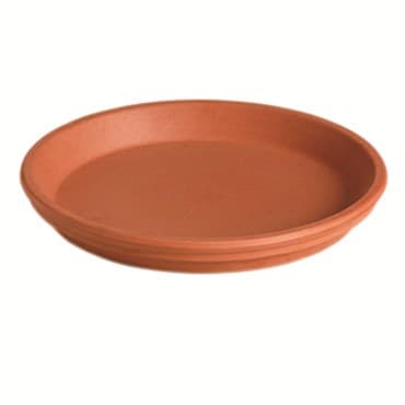 Deroma 11.4" Saucer Terra Cotta Clay Case Pack — photo 1 of 2