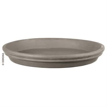 Deroma 6.7" Saucer Grafite Clay Casepack — photo 1 of 2