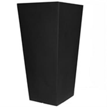 Tusco 26" Cosmo Tall Square Planter Black — photo 1 of 2