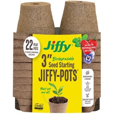Jiffy 22pk 3" Round Peat Pots Bonus Pack — photo 1 of 2