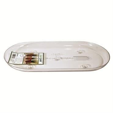 Plastec 6"x12" Plantpak Saucer Oval Clear — photo 1 of 2
