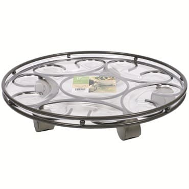 Plastec 17" Saucer Caddy Deluxe Slate — photo 1 of 2