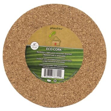 Plastec 6" Eco Real Cork Mat — photo 1 of 2