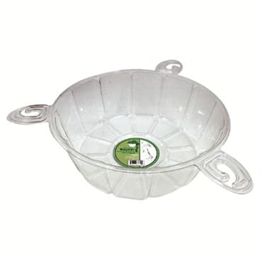 Plastec 10" Clear Hanging Saucer — photo 1 of 2