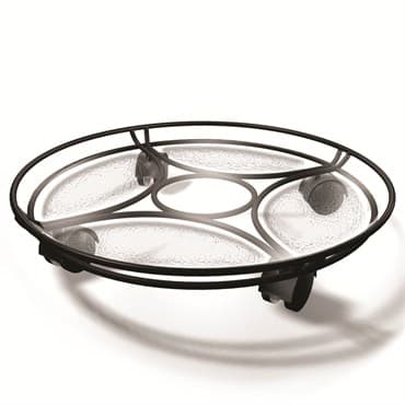 Plastec 14" Delray Saucer Caddy Black — photo 1 of 2