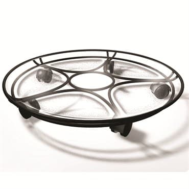 Plastec 17" Delray Saucer Caddy Black — photo 1 of 2