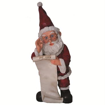 MCarr Garrold Santa w/ Christmas List Resin — photo 1 of 2