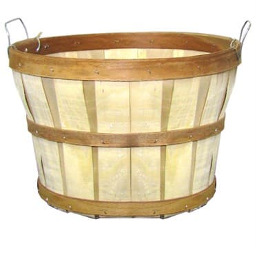 Grower Select Half Bushel Basket With 2 Loop Handle Natural 12/CS 27CS/PL — photo 1 of 2