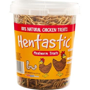 Unipet 6oz Hentastic Dried Mealworm Tamper Proof Tub — photo 1 of 2