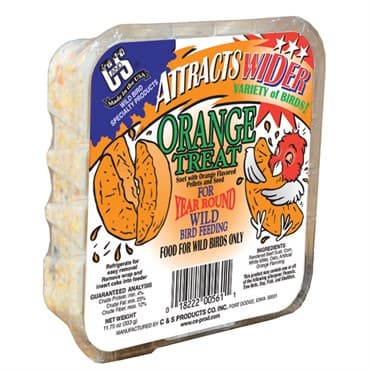 C&S 11.75oz Orange Treat Suet 12/CS — photo 1 of 2