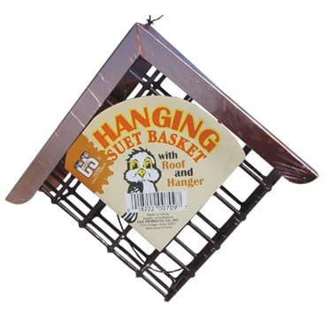 C&S Hanging Suet Basket With Roof & Hanger — photo 1 of 2