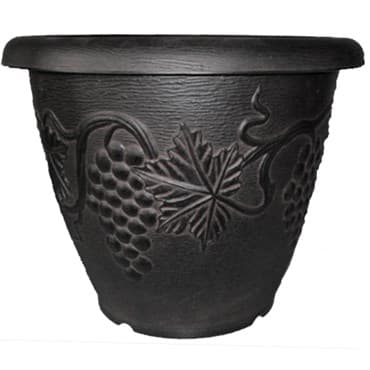 Grower Select 21.00 Grapevine Pot Black Each 268/PL — photo 1 of 2
