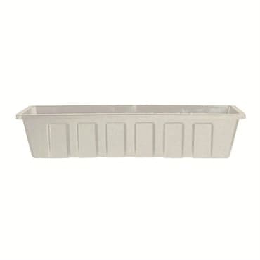 Novelty 18" Polypro Flower Box Planter White — photo 1 of 2