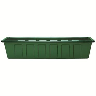 Novelty 30" Polypro Flower Box Planter Hunter Green — photo 1 of 2