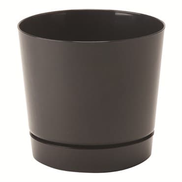 Majestic 10" Cylind Pot Black Full Depth Glossy — photo 1 of 2