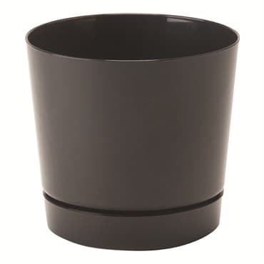 Majestic 12" Cylind Pot Black Full Depth Glossy — photo 1 of 2