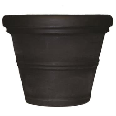 Tusco 30" Rolled Rim Planter Black — photo 1 of 2