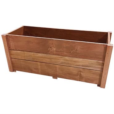A&G 15"x14"x36" Redwood Formal Planter — photo 1 of 2