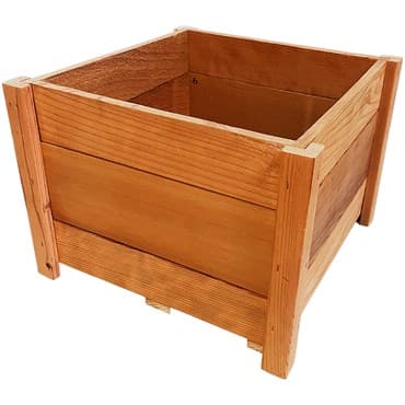 A&G 18"x18"x13" Redwood Formal Planter — photo 1 of 2