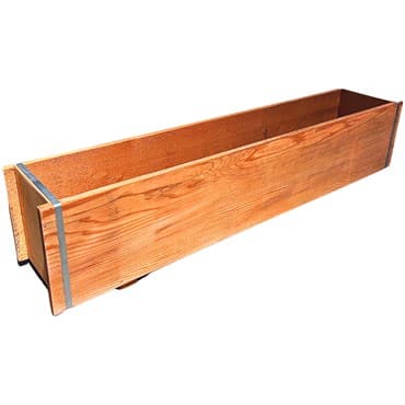 A&G 3' Banded Redwood Window Box — photo 1 of 2