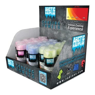 Radians 24pc Arctic Radwear Cooling Wrap Display Blue/Green/Pink — photo 1 of 2