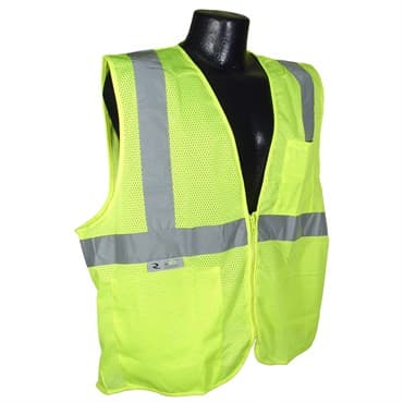 BGC Class 2 Mesh Vest w/Zipper XL Green — photo 1 of 2