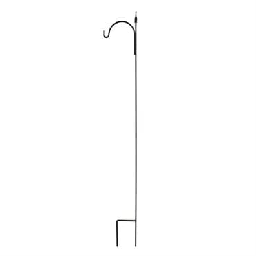 AGW Square Tall Single Finial Matte Black — photo 1 of 2
