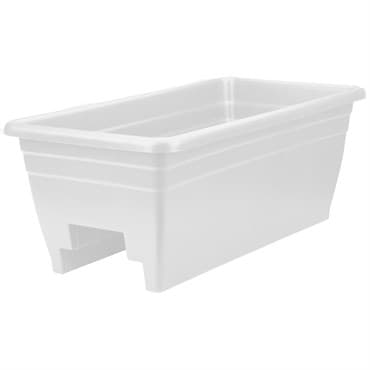HC 24" Deck Rail Box Planter White Akro Mils — photo 1 of 2